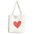 Bag Heart Handbag Shopping Day Tote Canvas Valentine's Graffiti Satchel Casual