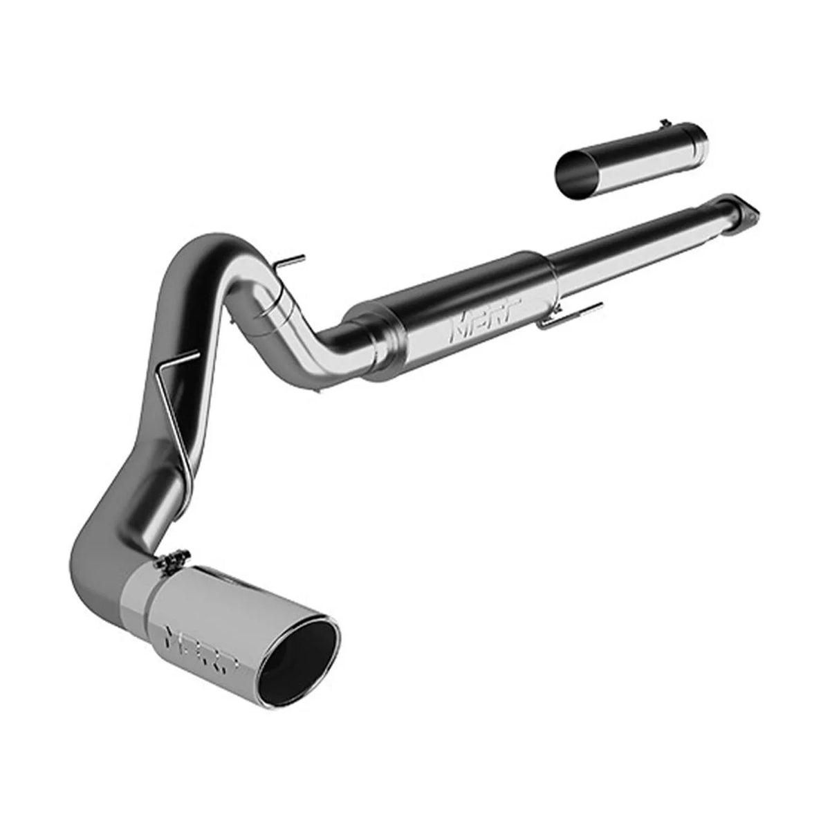 Mbrp S5259Al Cat Back 4 Inch Inlet Steel Side Exit Exhaust Tailpipe Fits Select: 2015-2016 Ford F150, 2019 Ford F150 Supercrew