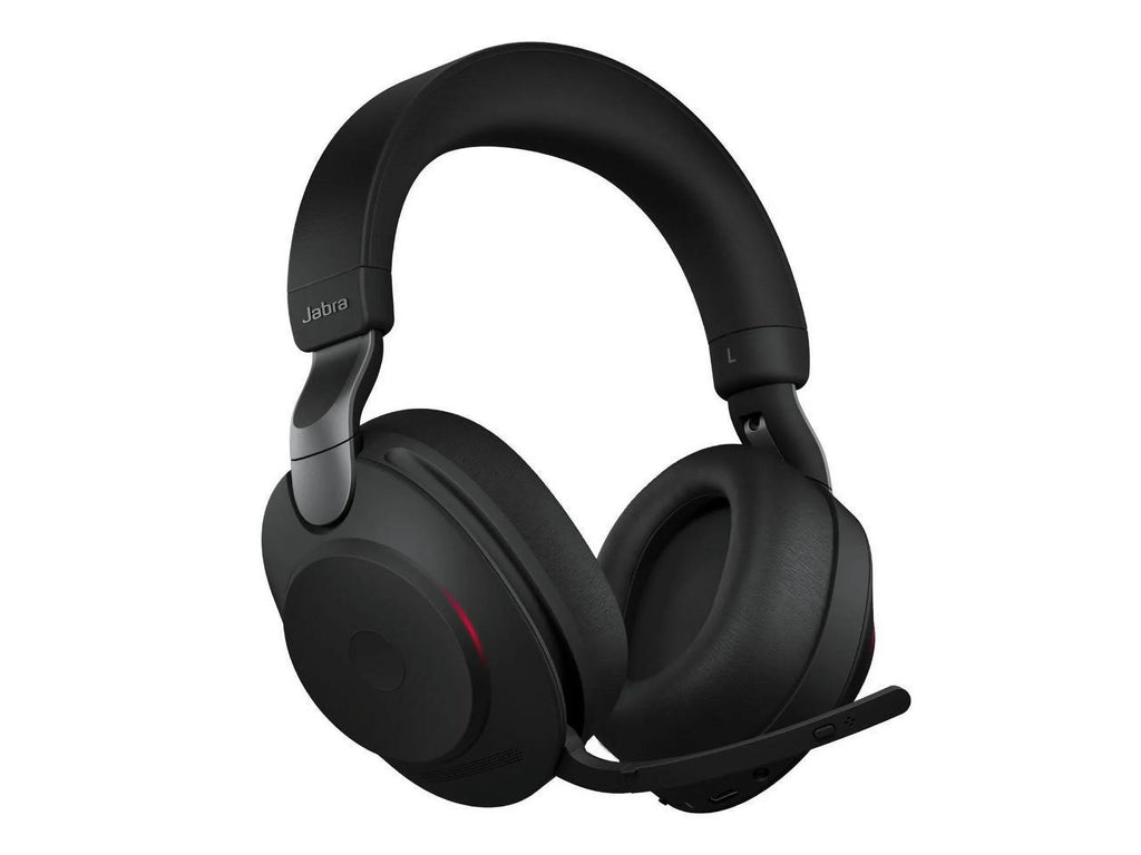 Battery Calls Wireless Life, Noise Bluetooth UC Advanced Cancelling Headphones Wireless Headphones 85 Music, Headset Hours for with Link380a, Stereo, and of Evolve2 37 Jabra Black -