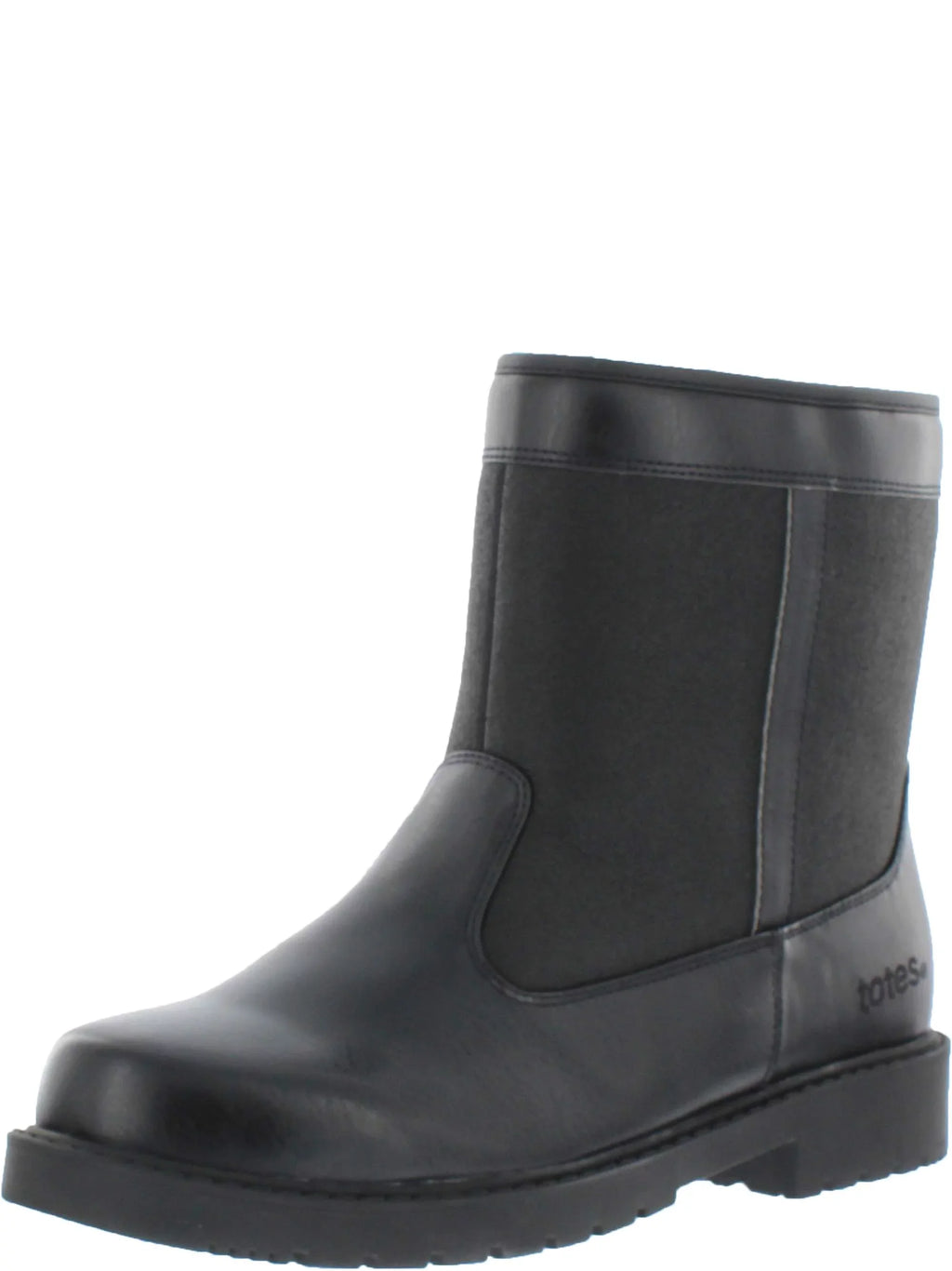 Totes Men'S Stadium Waterproof Faux Fur Lined Snow Boot - Wide Width Available