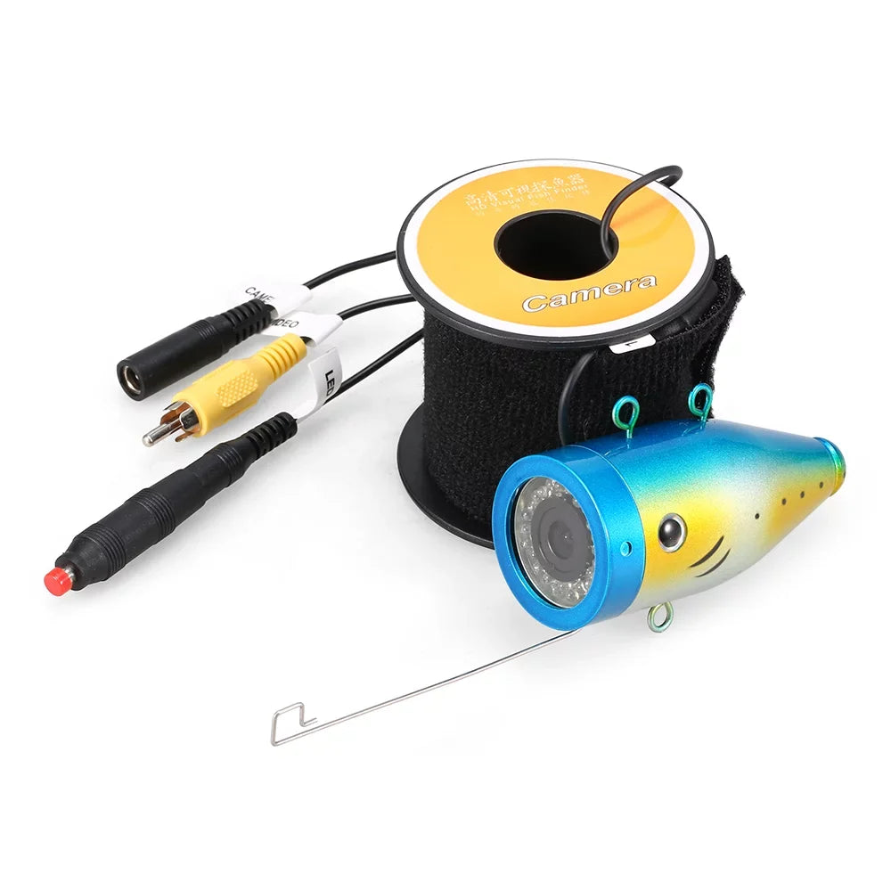 Fish 15m30m50m Fishing Shape LEDs Waterproof Mixfeer 1200TVL Cable Underwater 24 Ice Boat Vision with Fishing Night Accessories