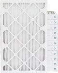MERV Filters dimension: Air Pleated By 21208-021625 Furnace Exact White, 8 AC 16X25x2 2'' HVAC 15-1/2X24-1/2X1-3/4, Case 12. Pamlico. Of