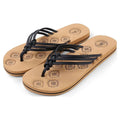 Life Women's or Casual Flip Flop AERUSI Sandals Indoor (Black) exterior Walking Livi