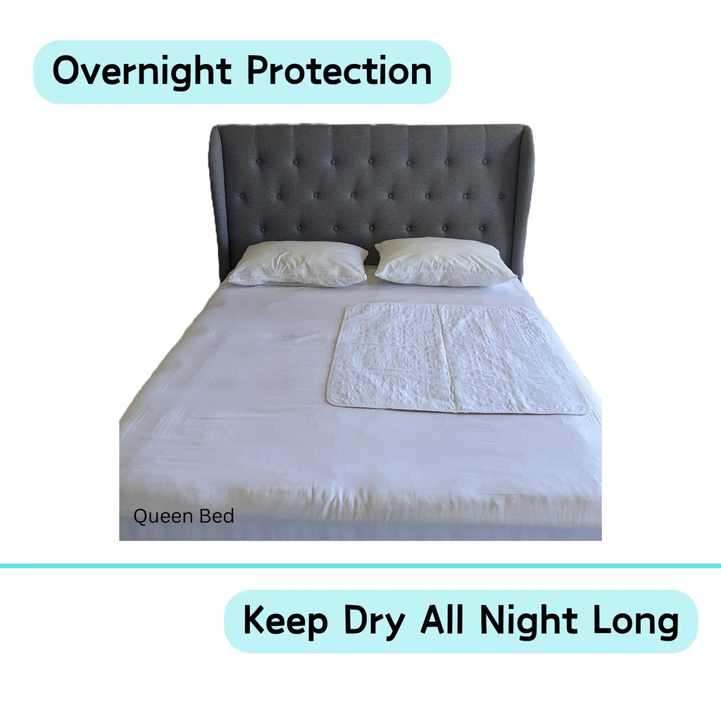 4 Pack Bed Pad Washable Incontinence Underpad - Absorbent Urinary Protection 34 X 36