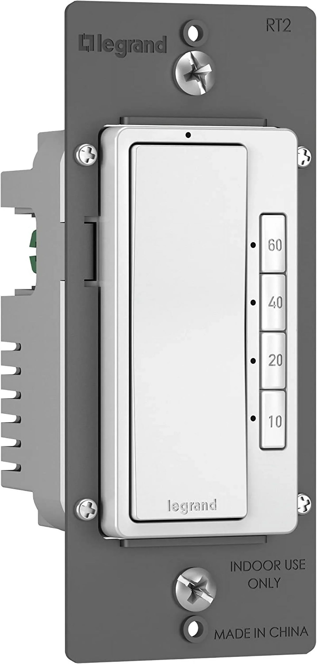 Seymour WHT Pack Legrand 4 Pass 60MIN Timer Switch &