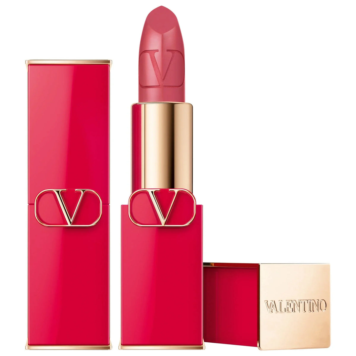 Rosso Valentino - Carezza rose Lipstick Rosa nude High Pigment Refillable - 104R Valentino