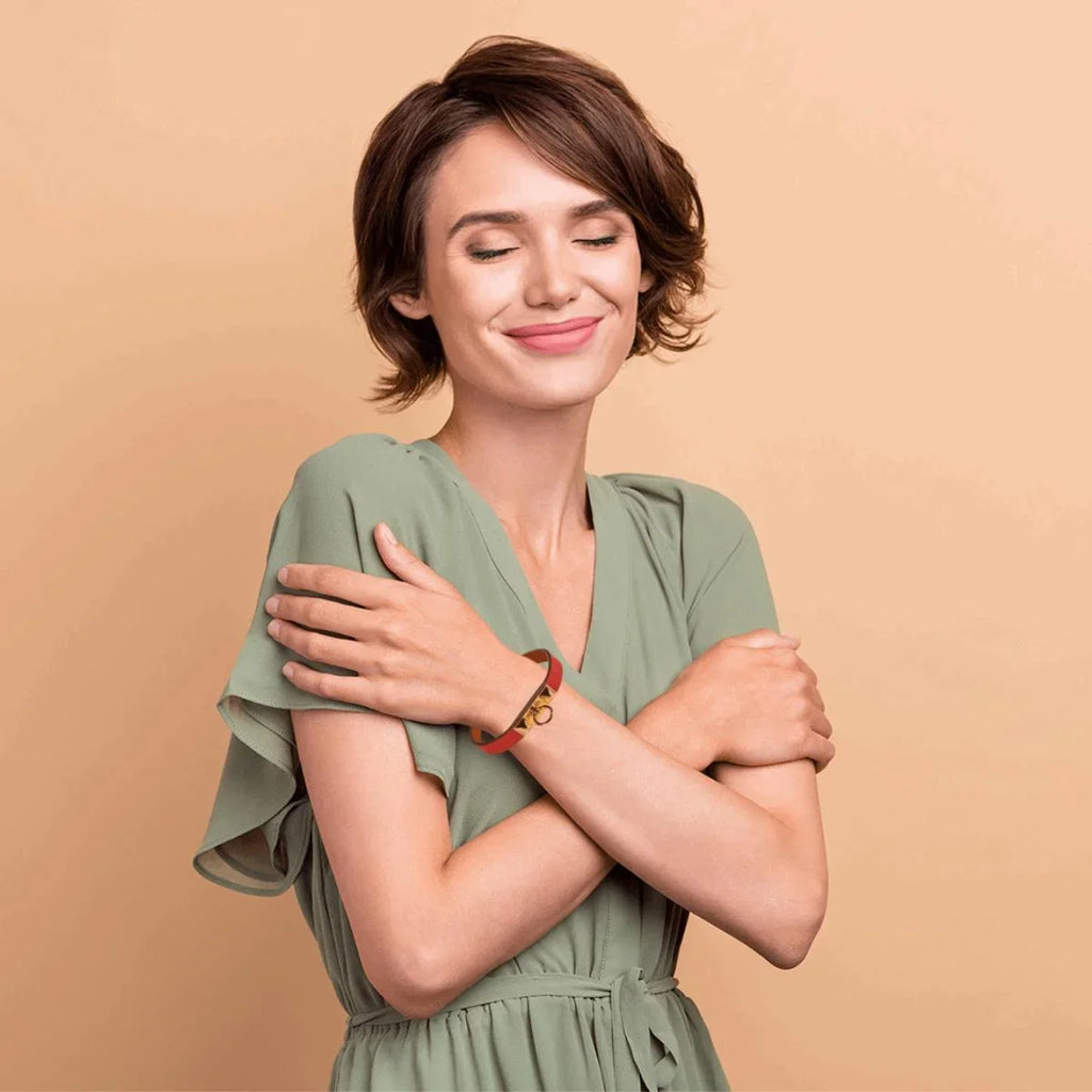 Bracelet Mini In Hermès Pre-Owned Calfskin Swift Rivale