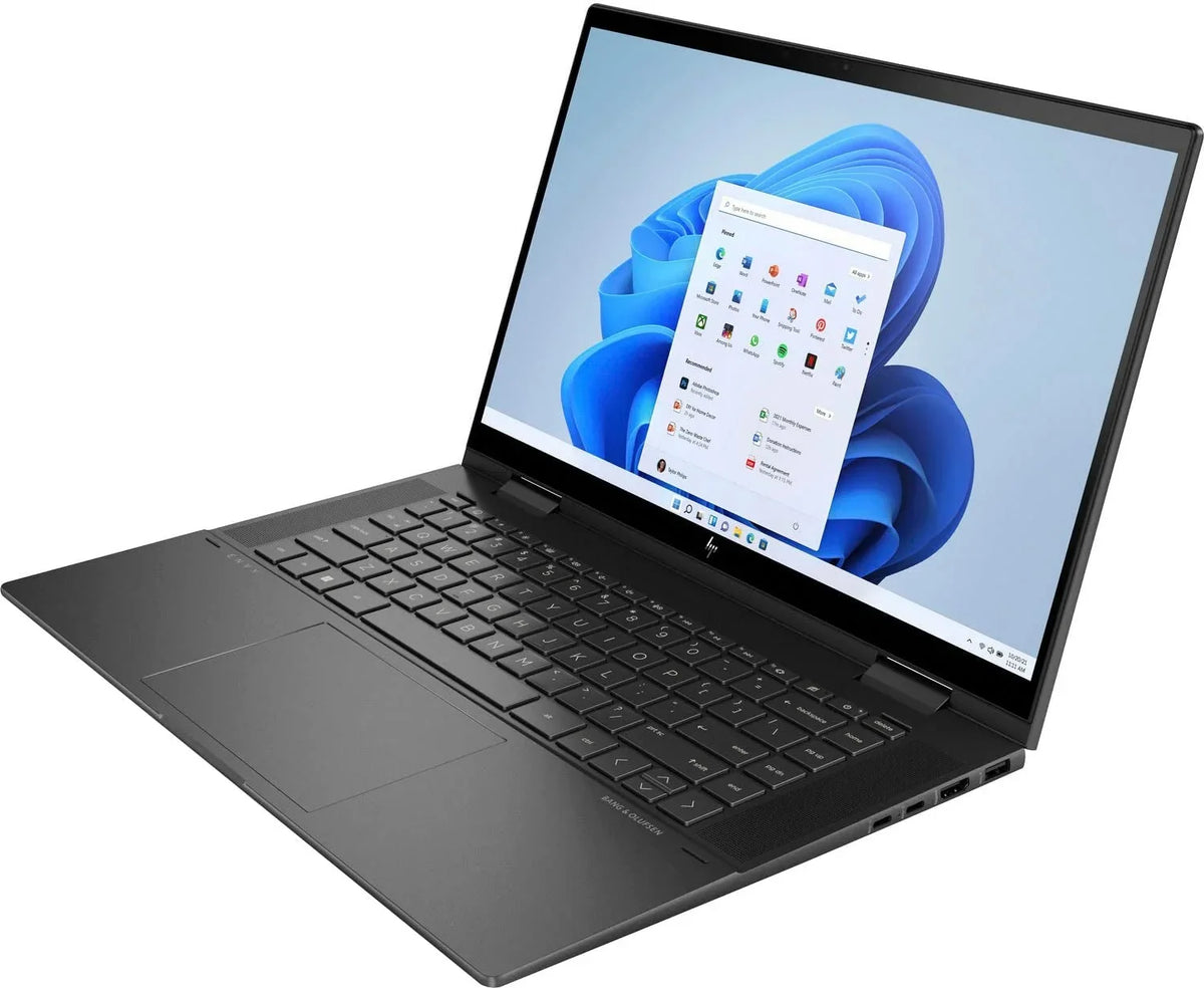 '- AMD 15.6" x360 Laptop - Memory - - Touch-Screen SSD Nightfall Envy Ryzen HP 2-in-1 5-8GB Black 256GB
