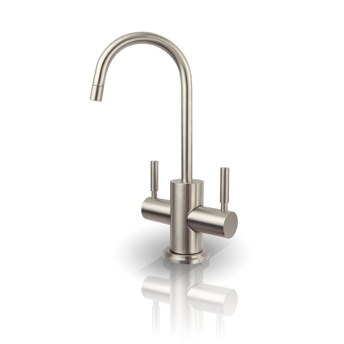 Nickel Osmosis and liquid Dispenser 2-Handle APEC in Instant Faucet Brushed Drinking Westbrook Reverse Hot Cold