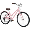 Huffy Women'S 27.5 In. Sienna Comfort Bike, 7 Speed, Pink