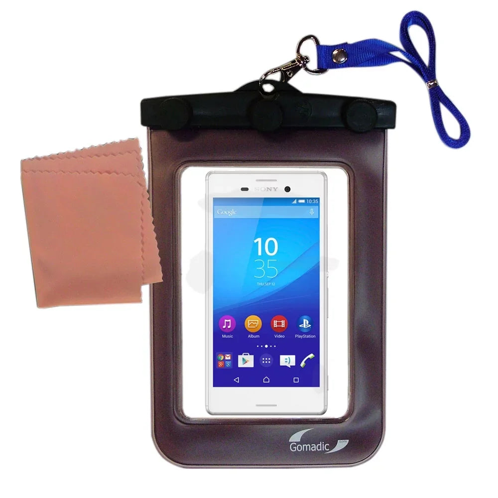 Gomadic Clean And Dry Waterproof Protective Case Suitablefor The Sony Xperia Z5 / Z5 Compact / Z5 Premium To Use Underwater