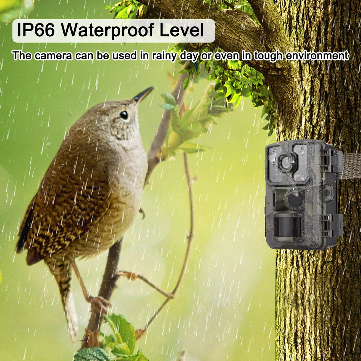 Goolrc 4K Trail 16Mp Wildlife Tracking With 2.0 Inch Tft Color Screen Pir Sensors 0.5S Trigger Time Supports Infrared Motion Activated Ip66 Waterproof