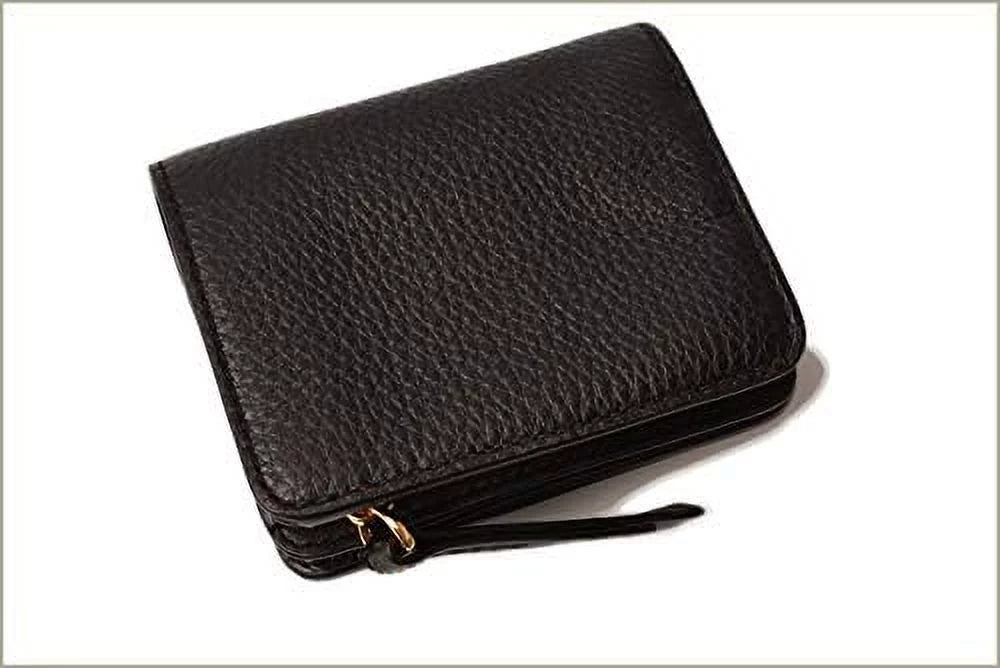 City Empire Mini M0014215 Marc Compact Black Leather Leather Wallet Women's Jacobs