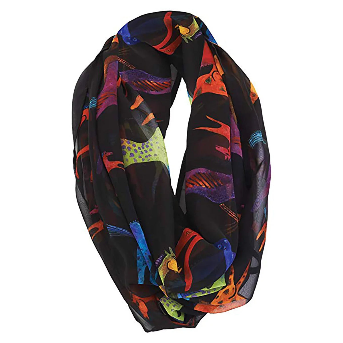Laurel Scarf Wrap Horses Infinity Burch Dancing Artistic