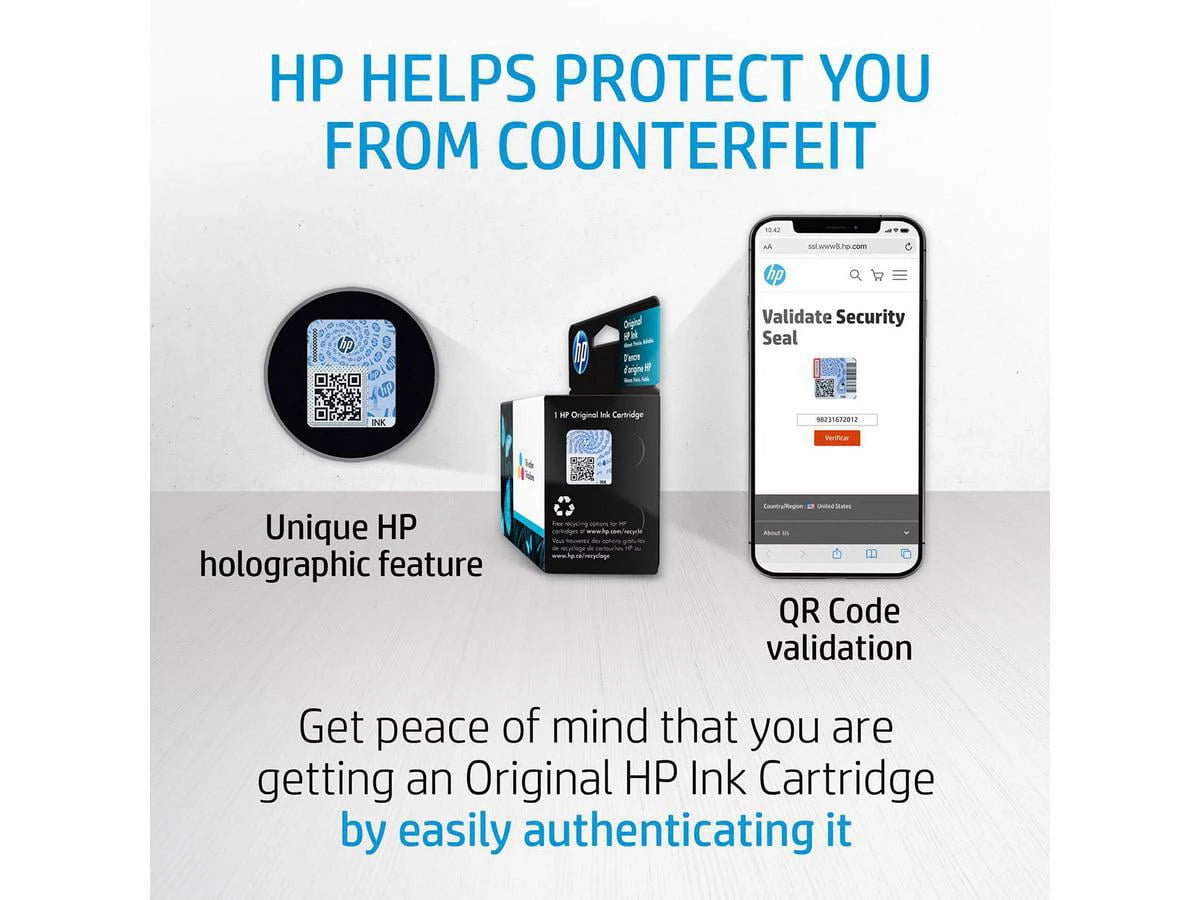 and Black (N9K28AN) 952xl Yellow Combo Cyan, Original N9K27AN HP color Standard Magenta, 952 F6U19AN