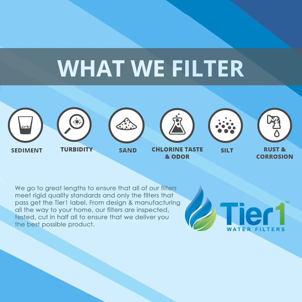 Home 20 and Kit Tier1 Filter Micron Filter | with 20 inch Inch Compatible liquid Housing Inlet/Outlet) PP x Inch Release Carbon liquid with Cartridge Replacement Slim Pressure inch EP-20BB, 4.5 5 (1