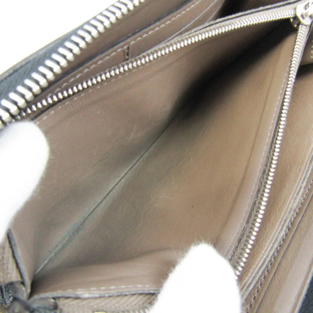 Pre-Loved Louis Vuitton Portefeuille Comet M60146 Women'S Veau Cachemire Leather Long Wallet (Bi-Fold) Noir (Good)