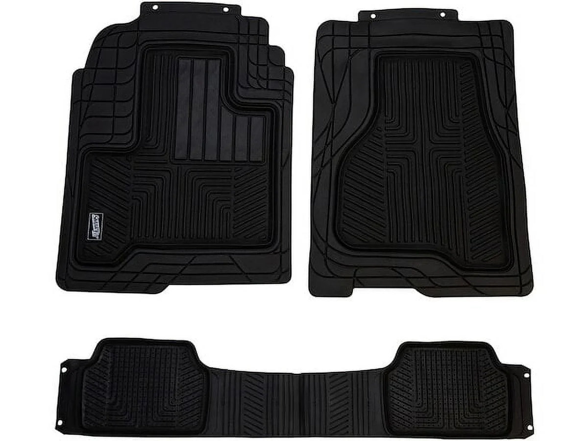 Floor Mat Set 3 Piece - Compatible With 1996 - 2019 Toyota Rav4 1997 1998 1999 2000 2001 2002 2003 2004 2005 2006 2007 2008 2009 2010 2011 2012 2013 2014 2015 2016 2017 2018
