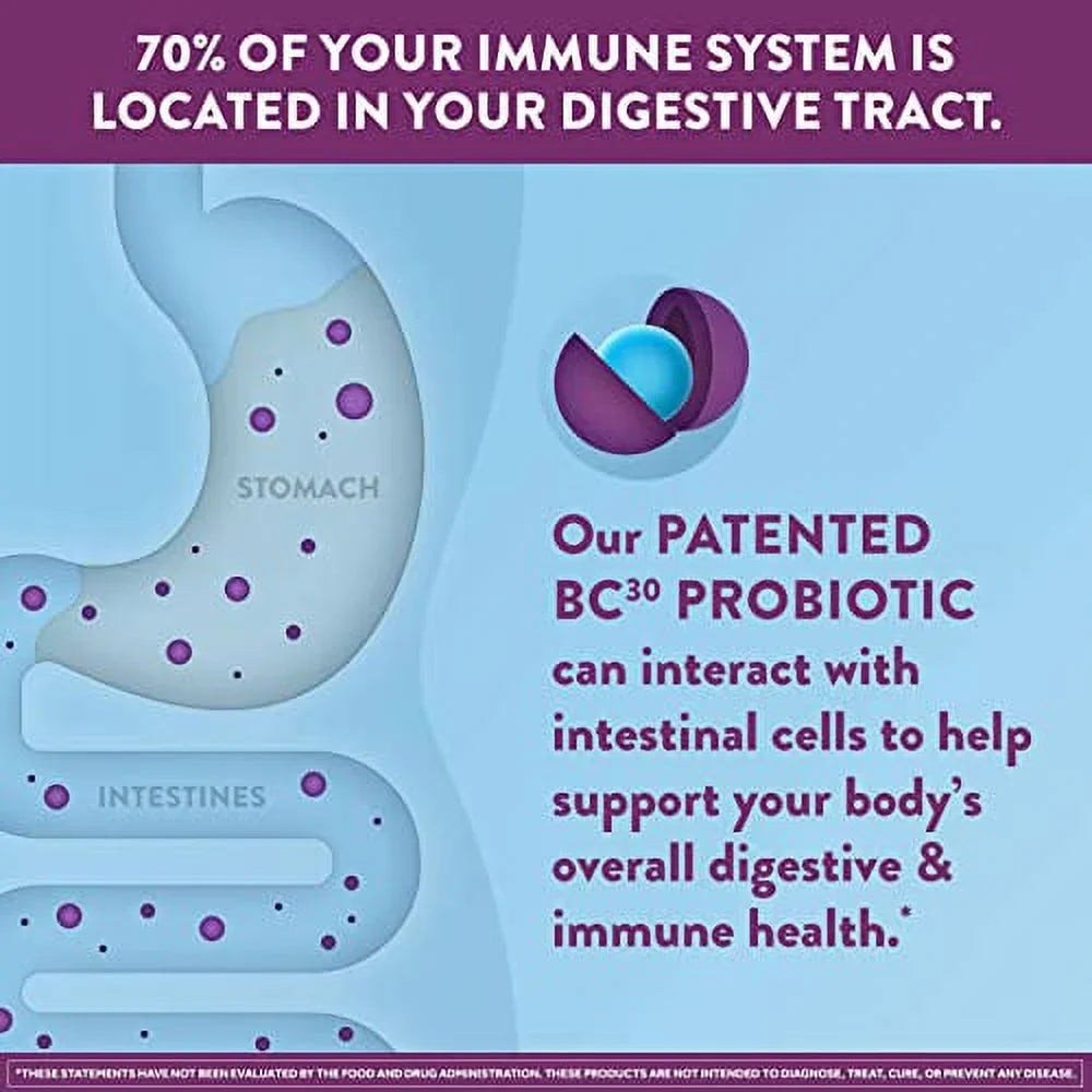 For and (80 Probiotics & Women Digestive For Digestive box) Probiotic Health, Gut count Daily Health Capsules Advantage Men