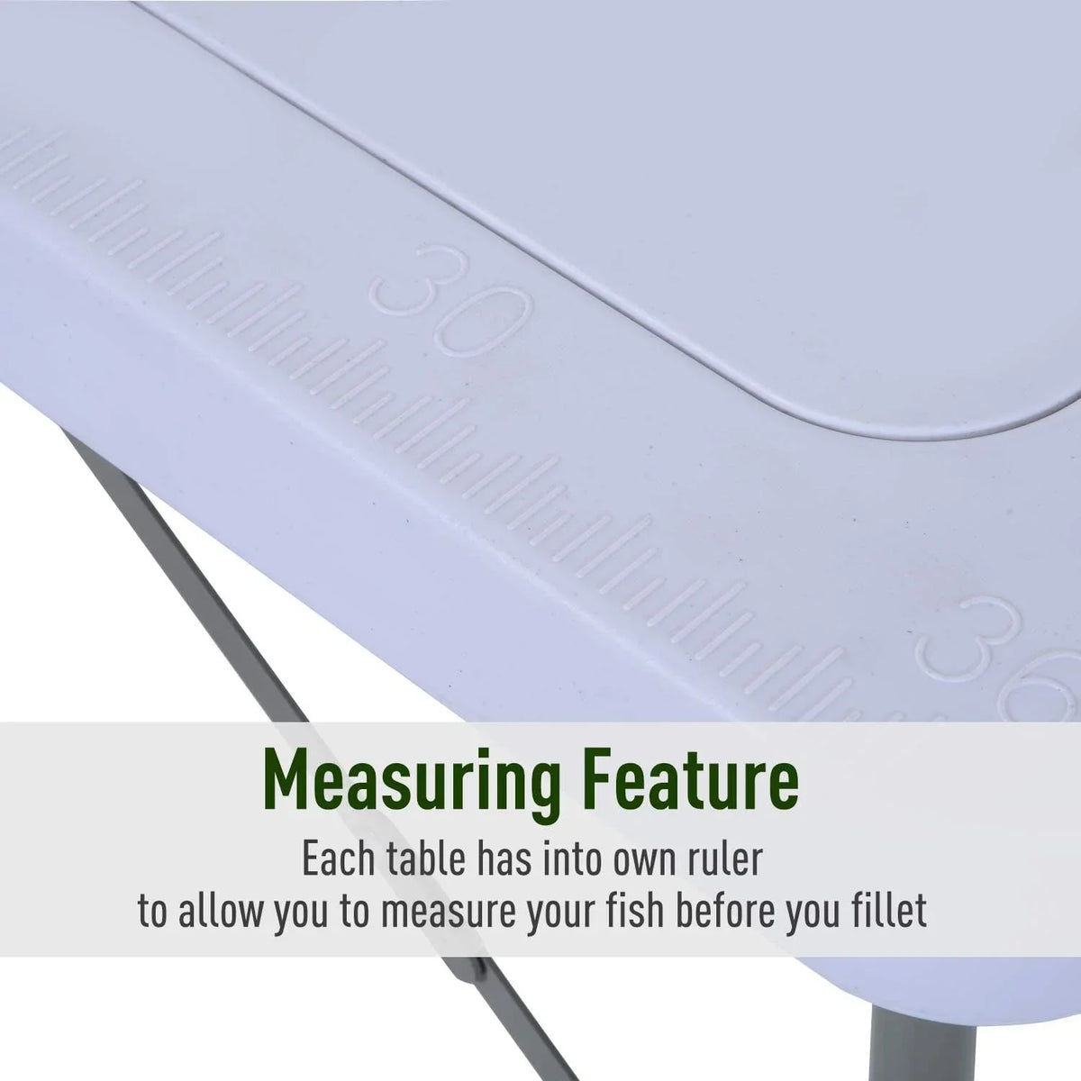 Faucet Fish Basins, exterior for Dual Camping Table 40'' Table and with liquid Sink Fishing, Folding Picnic, Station,