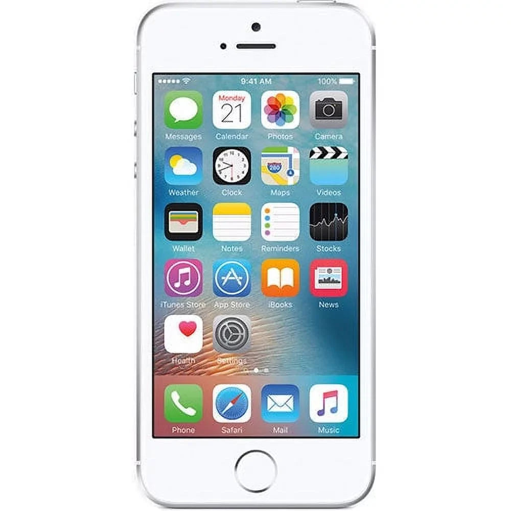 '- Pre-Owned Unlocked Silver SE Carrier iPhone 32GB - (Good)