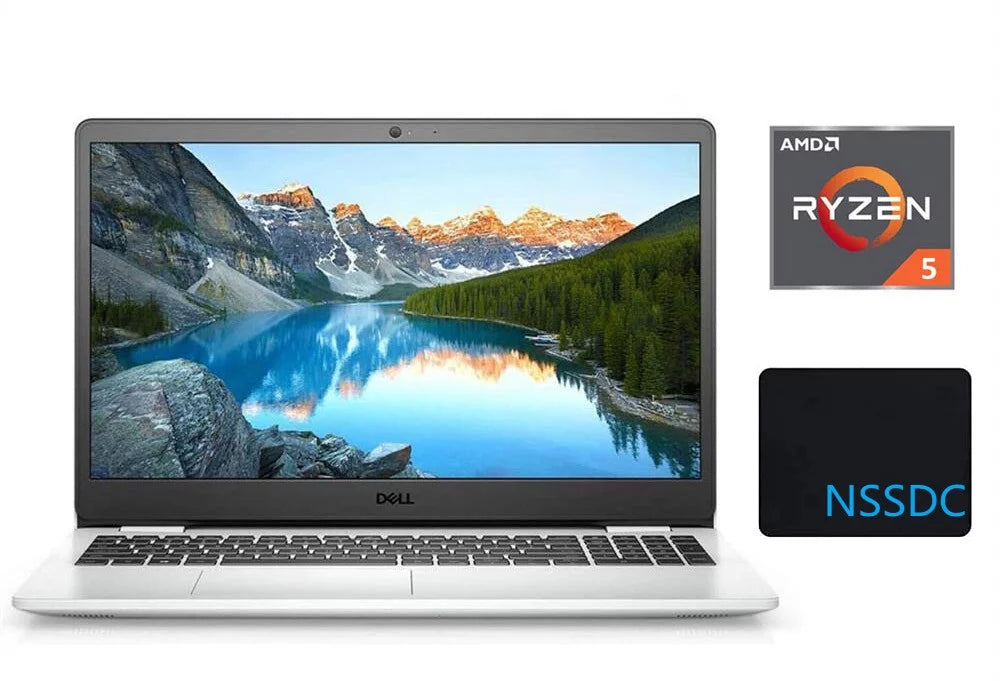 2021 Dell Inspiron 15 3505 15.6" Fhd Laptop, Amd Ryzen 5-3450U Processor, 32Gb Ram, 2Tb Ssd, Amd Radeon Vega 8 Graphics, Webcam, Hdmi, Bluetooth, Windows 10, White, With Nssdc Mousepad