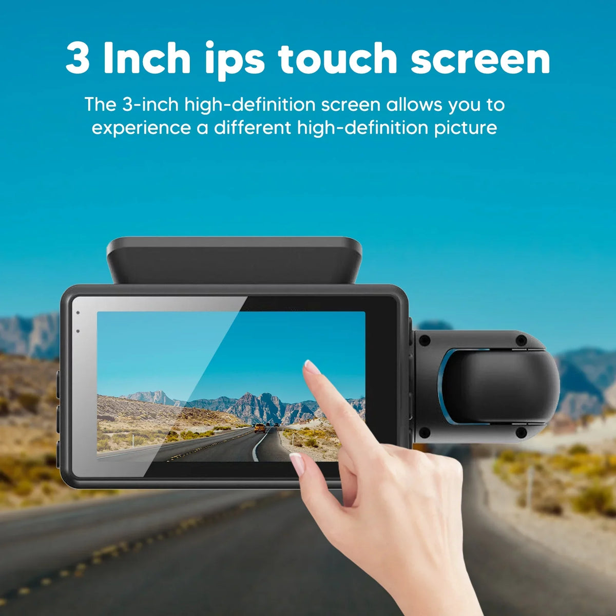 Dash Cam Front And Inside For Car, Dual Dash Cam W/32Gb Tf Card, Hd 1080P Car Camera Dual Lens, Wide Angel Dvr Car Parking Driving Recorder Night Vision Loop Recording G-Sensor