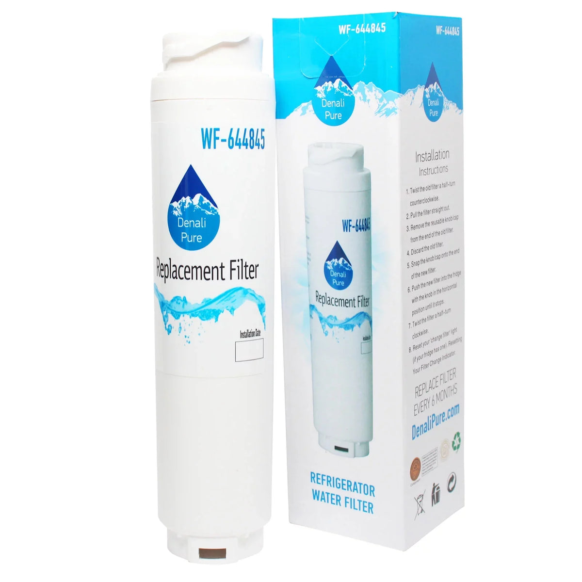 4-Pack Compatible With Bosch Rwf1110 Refrigerator Water Filter - Compatible With Bosch Rwf1110 Fridge Water Filter Cartridge