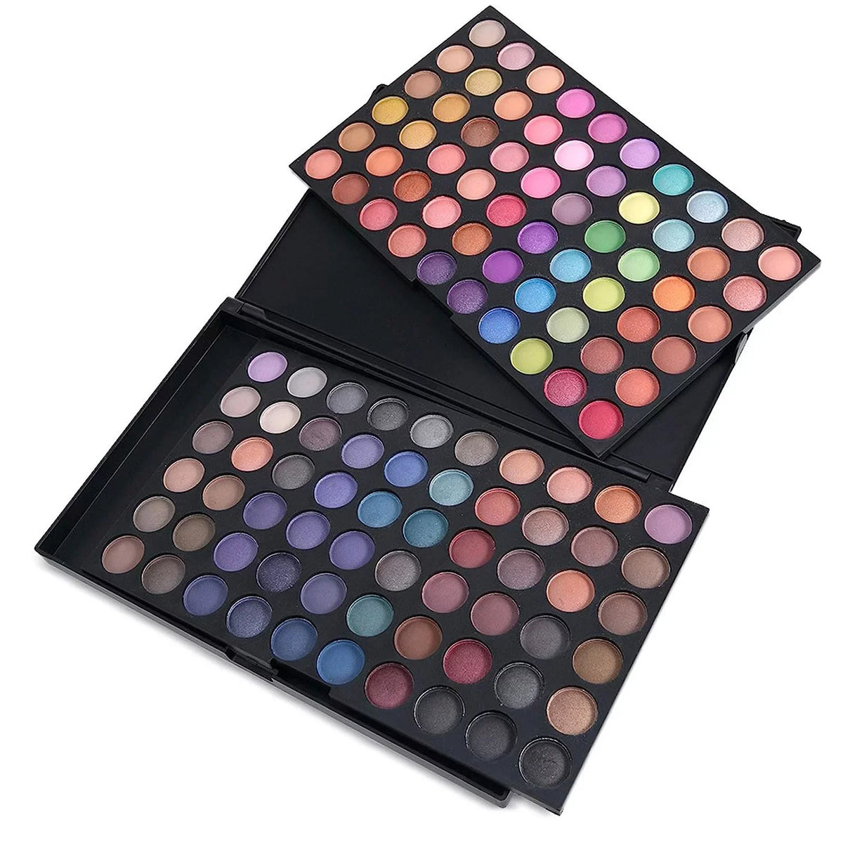 Pallet Makeup 120 Shimmer Shadow Pigmented Joyeee Warm Matte Purple Sweatproof Eye Color Highly Eyeshadow Naked Pink for Smokey Makeup Palettes Makeup, Eye Palette, Eyeshadow Black #3 Pearl