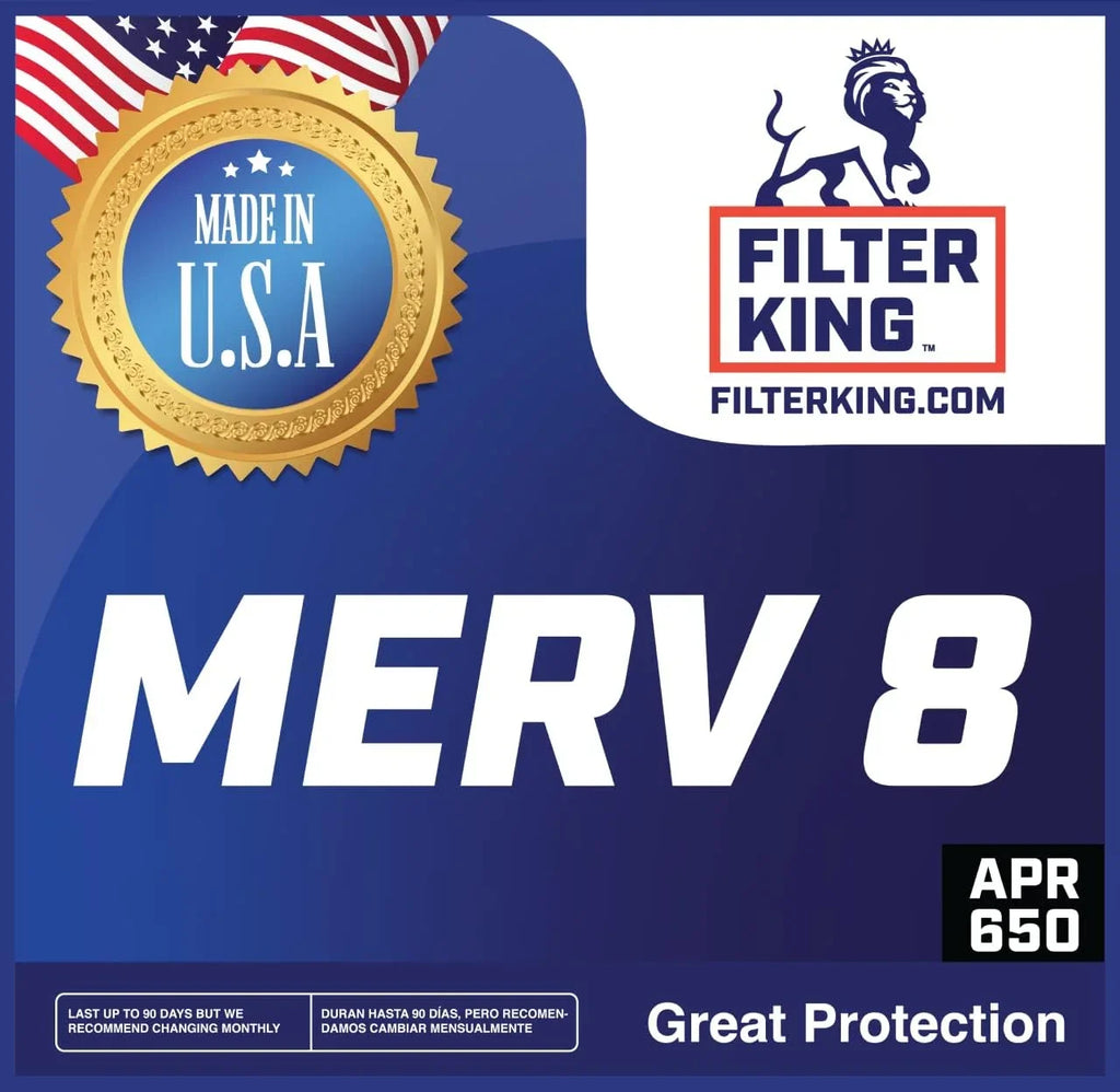 USA HVAC x MERV 9 | Filter 9x6x1 .75" Air 6 Pleated | x dimension: IN Furnace A/C Filter 8 MADE | Actual Filters King 4-PACK |