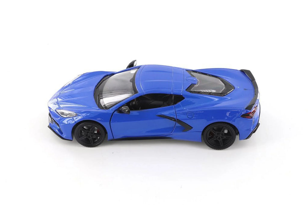 2020 Chevy Corvette C8 Stingray, Navy - Showcasts 79360/16D - 1/24 Scale Diecast Model Toy Car