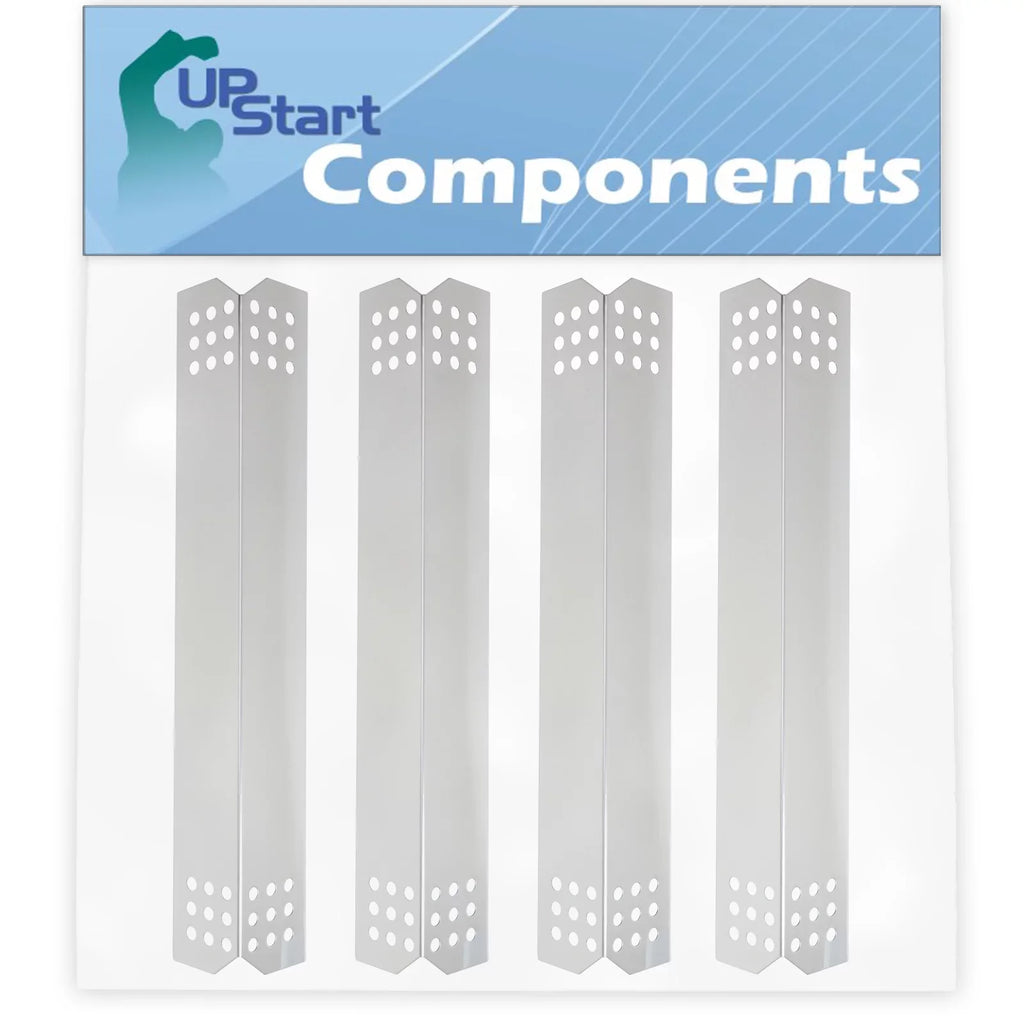 4-Pack Bbq Grill Heat Shield Plate Tent Replacement Parts For Nex 720-0336B - Compatible Barbeque Stainless Steel Flame Tamer, Guard, Deflector, Flavorizer Bar, Vaporizer Bar, Burner Cover 16 1/8"