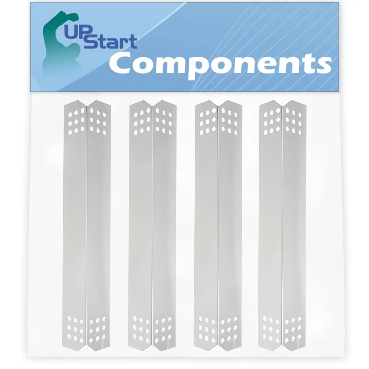4-Pack Bbq Grill Heat Shield Plate Tent Replacement Parts For Nex 720-0336B - Compatible Barbeque Stainless Steel Flame Tamer, Guard, Deflector, Flavorizer Bar, Vaporizer Bar, Burner Cover 16 1/8"