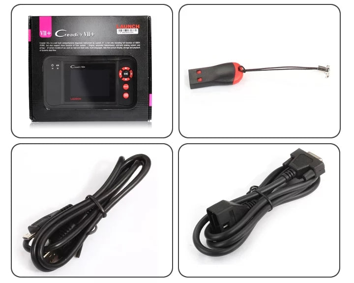 Launch X431 Vii+ (Crp123) Obd2 Scanner Creader Car Diagnostic Code Reader Eobd Scan Tool