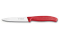 Blade, Swiss Point, 4-Inch with Knife Spear Paring Classic Victorinox Straight Red