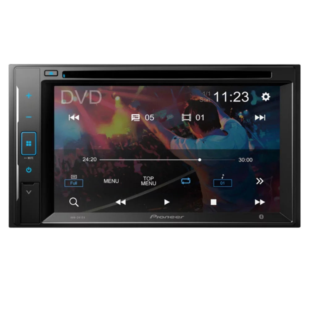 Camera/Installation Touchscreen KIT4988 Kit/in-Dash W/ Pontiac Pioneer with Media 6.2" Bluetooth/Backup DVD/CD Double Digital 2000-2005 DIN AM/FM Receiver Bundle Car Bonneville AVH-241EX for Stereo