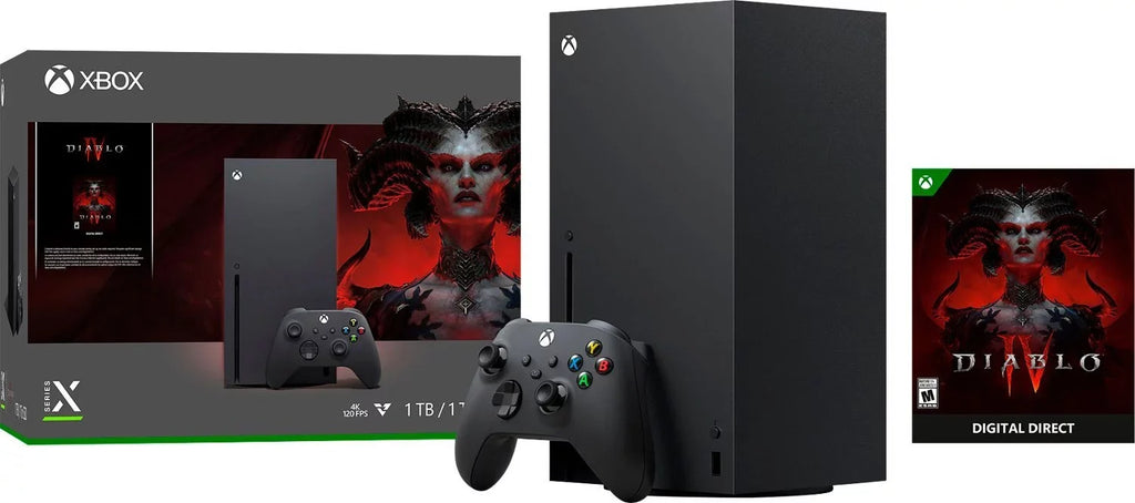 Wireless Gaming Diablo® Xbox 1TB with SSD + Controller Console Video – One Series Mazepoly Accessories Bundle, X Xbox IV