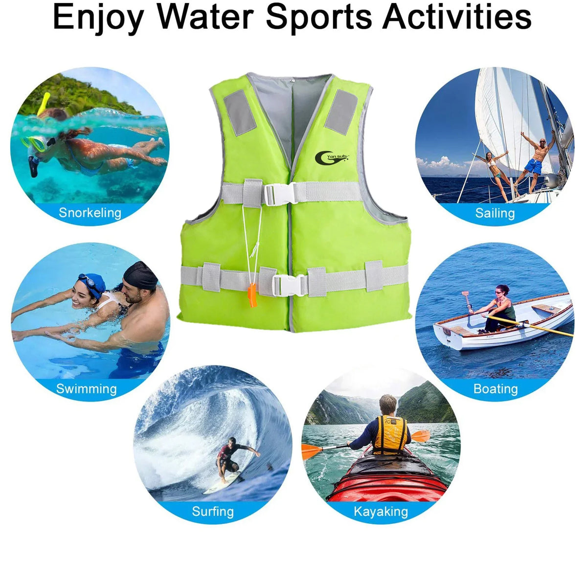 YHAIOGS liquid for exterior Jacket Boating Adults Adults Sport Vest Swim Jackets Swimming Life