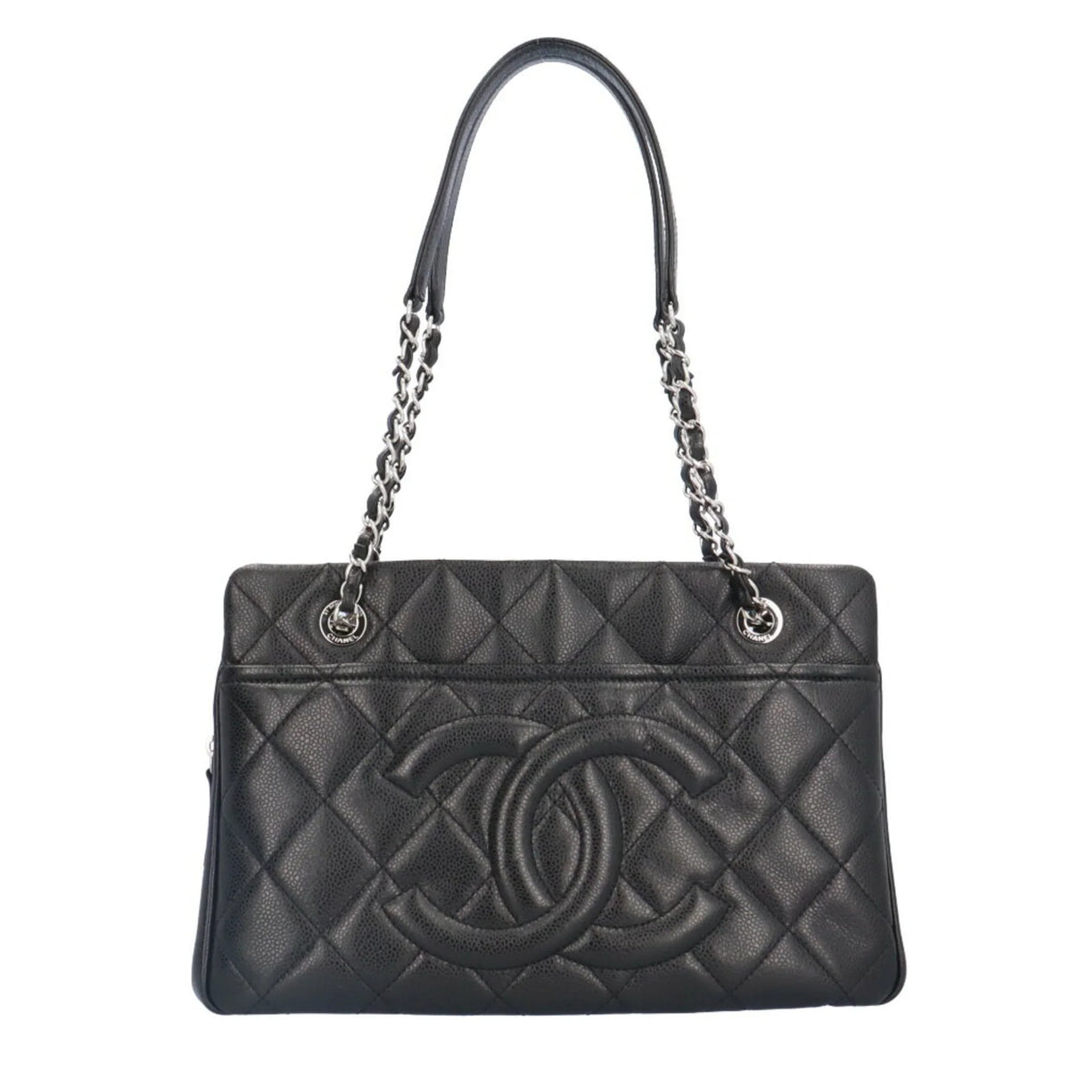 Shoulder A67294 Caviar Bag Skin Matelasse Cocomark BRB10010000013230 Pre-Owned Women's (Good) Chain Black