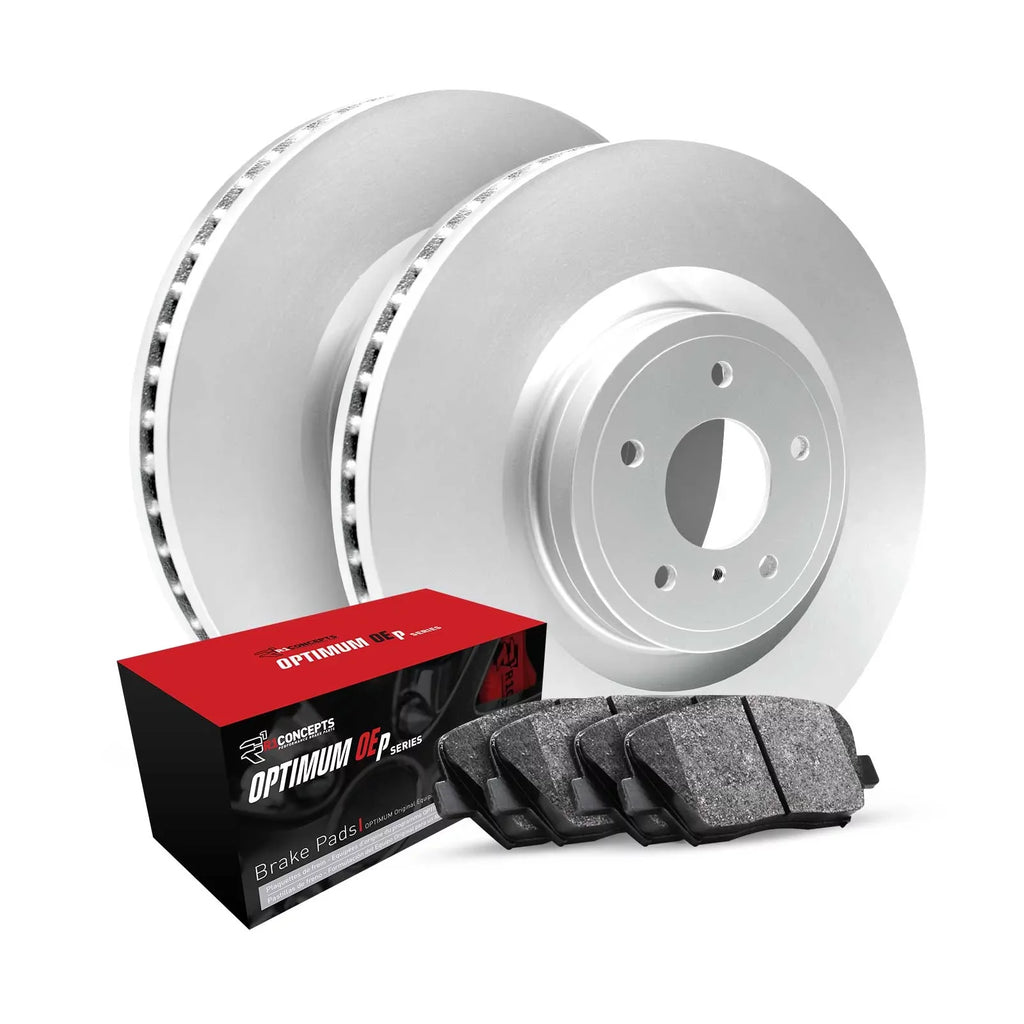 R1 Concepts Wjuh1 73057 R1 Brake Rotors Carbon Coated W/ Optimum Oe Pads & Hdw Fits Select: 2019-2022 Volkswagen Jetta, 2018-2022 Volkswagen Tiguan