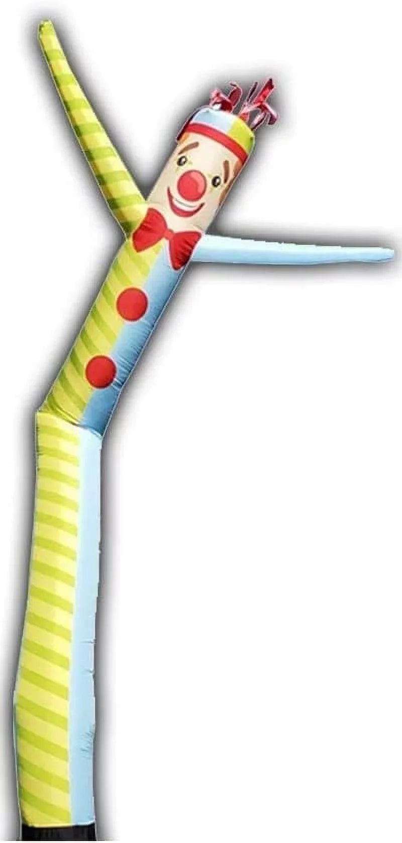 Cobb Promo Inflatable Tube Man 18Ft - Clown Yellow/Blue - Body Only, Without Air Blower