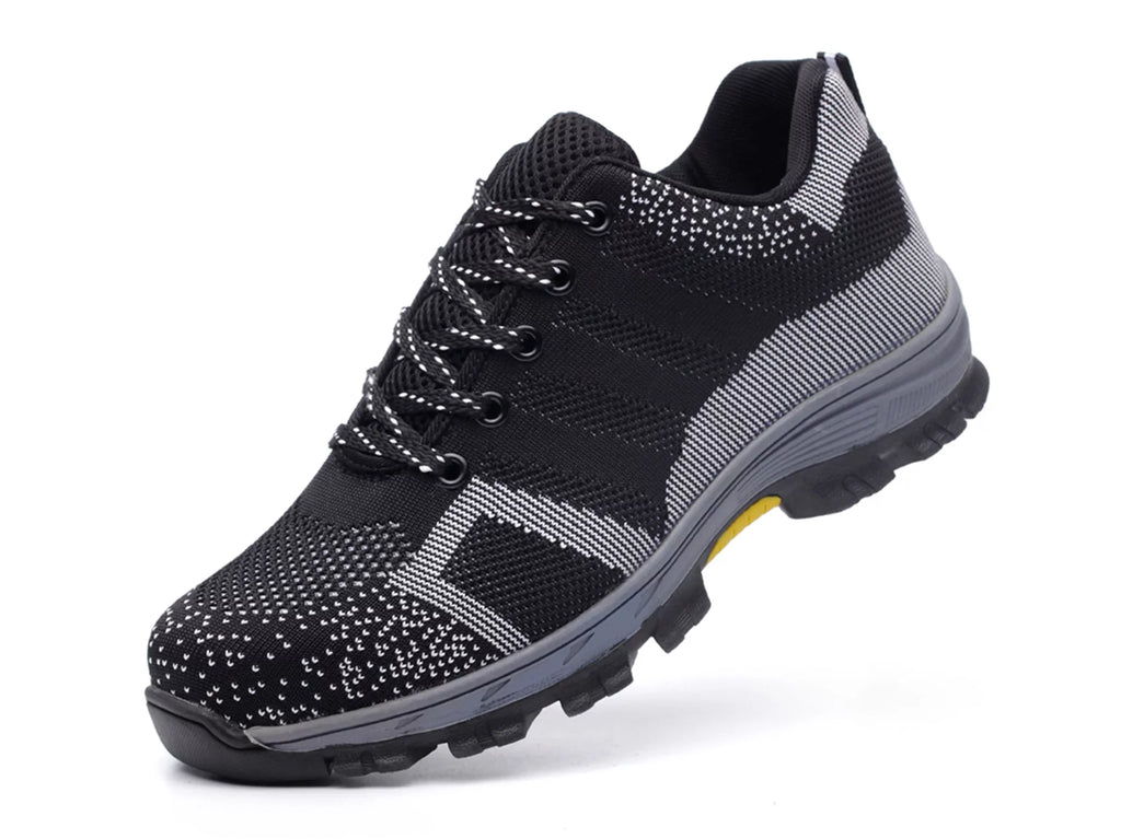 Construction Breathable Steel Work Shoes Sneakers Shoes Industrial Shoes Women Men Toe Work Lightweight for Safety