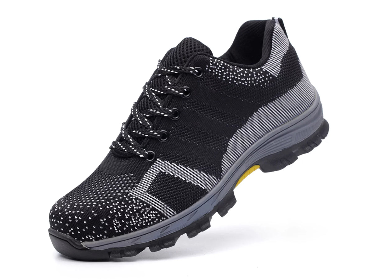 Construction Breathable Steel Work Shoes Sneakers Shoes Industrial Shoes Women Men Toe Work Lightweight for Safety