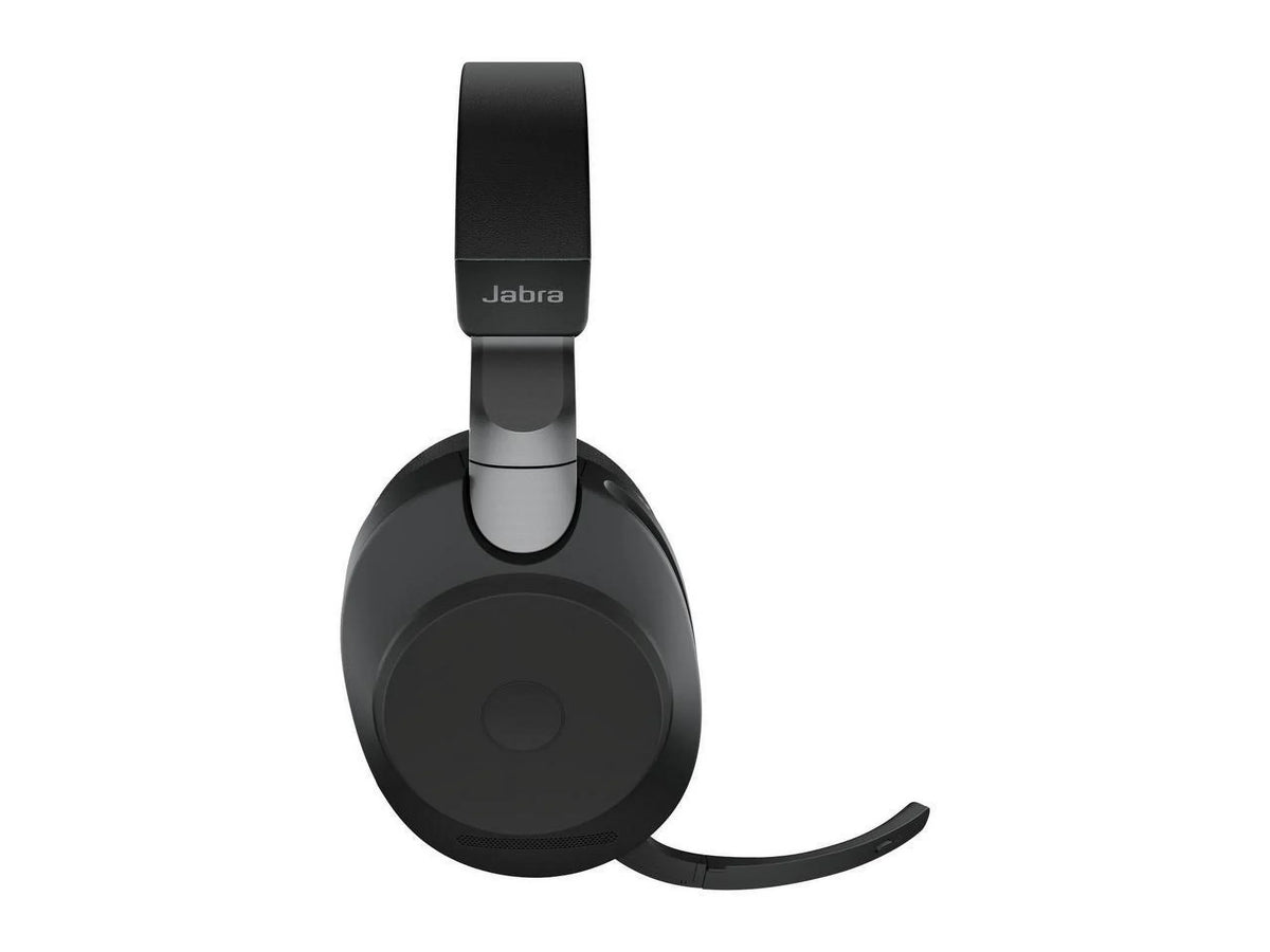 Battery Calls Wireless Life, Noise Bluetooth UC Advanced Cancelling Headphones Wireless Headphones 85 Music, Headset Hours for with Link380a, Stereo, and of Evolve2 37 Jabra Black -