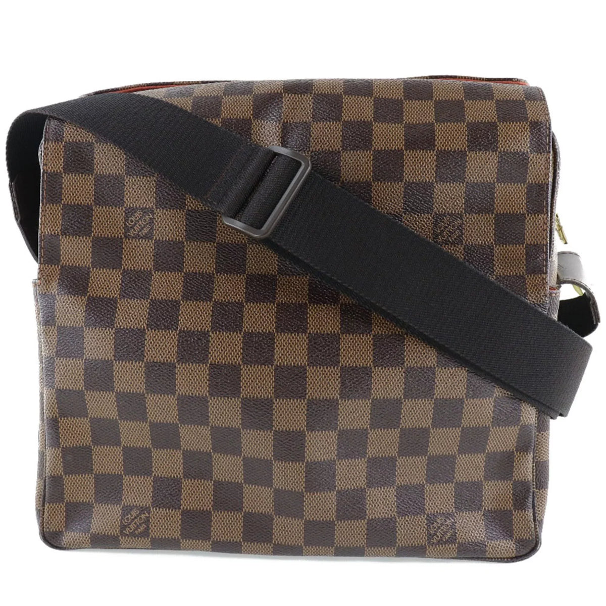 Used Louis Vuitton Louis Vuitton Naviglio N45255 Damier Canvas Brown Sr0034 Unisex Shoulder Bag (Fair)