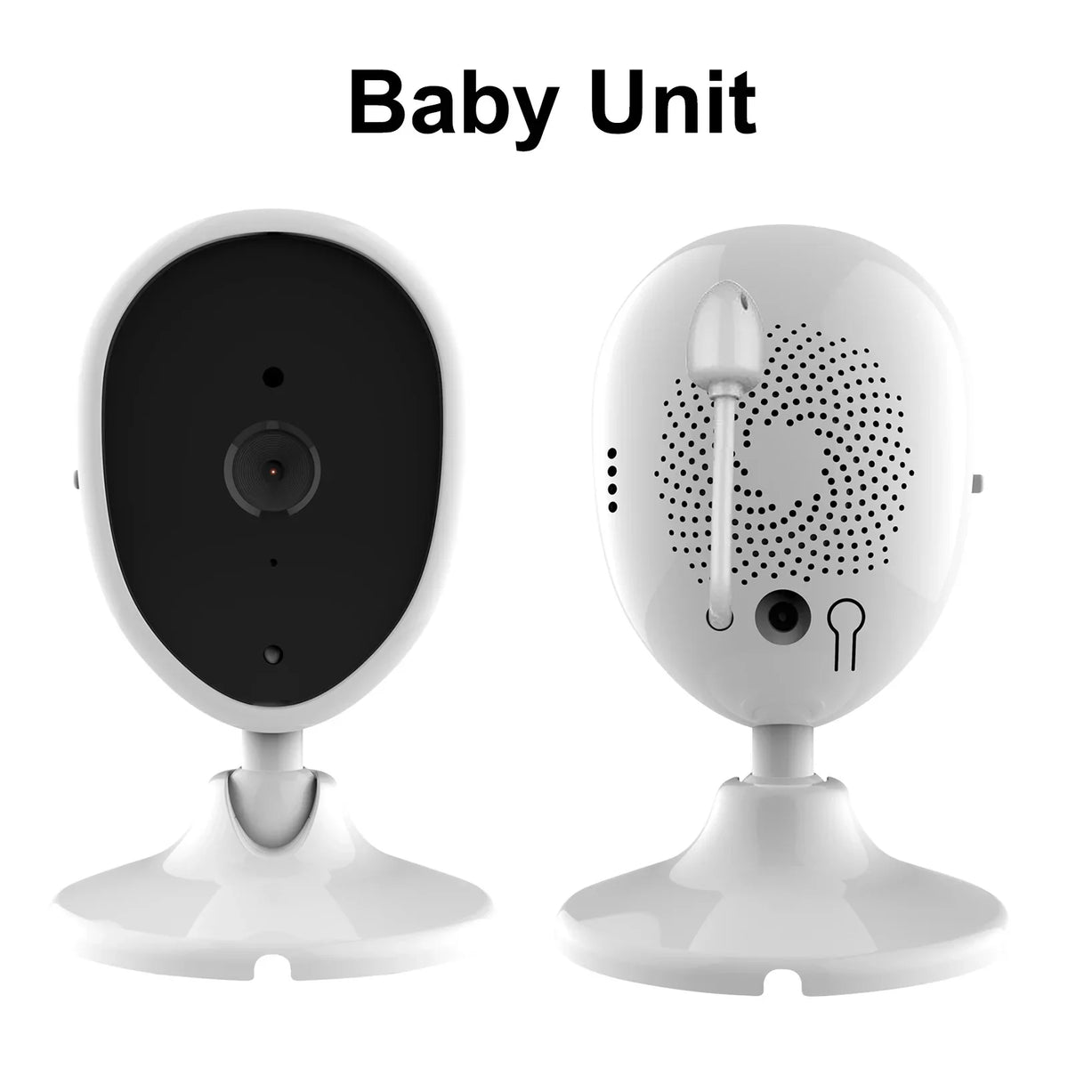 Arealer Wireless Monitor Video Monitor For Monitor With 2.8 Inch Tft Lcd Screen Room Detection Ir Functions Built-In Lullabies