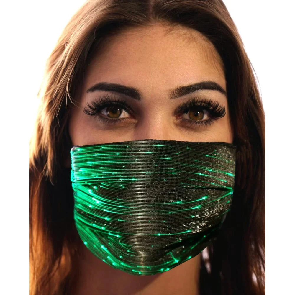 Western Fashion Inc. Led Party Mask - Black 106332