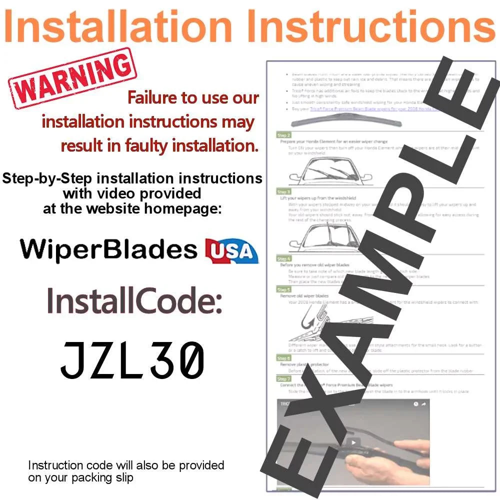 2019 Cadillac Xt4 Wiper Blades (Set Of 2)