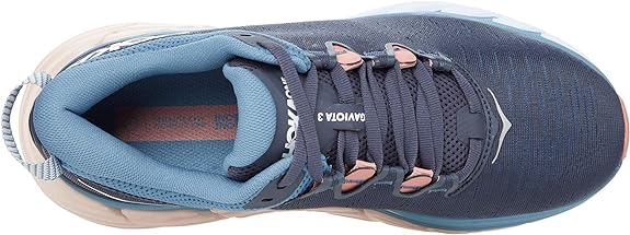 ONE Womens US ONE 7 3 Synthetic Rosette Trainers Textile HOKA Blue Ombre Gaviota