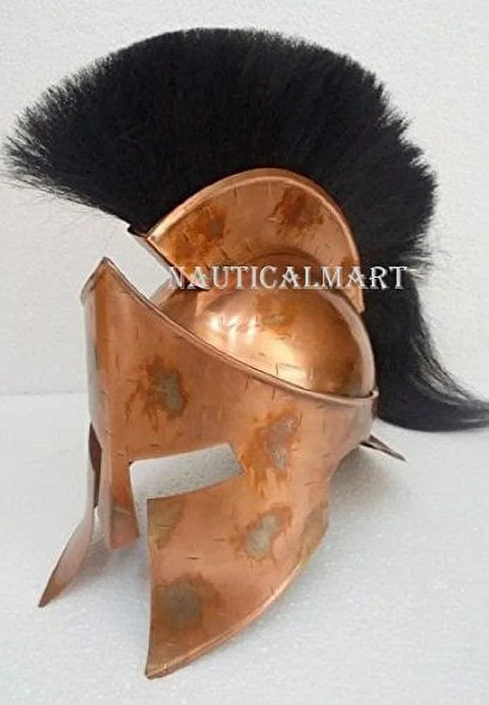 Nauticalmart 300 King Leonidas Spartan Helmet Warrior Costume Medieval Helmet Liner Sca Gift